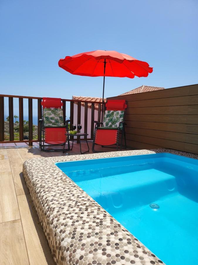 Bungalow Private Pool Bbq Air Conditioning Stunning Ocean View Costa Adeje  Exterior foto
